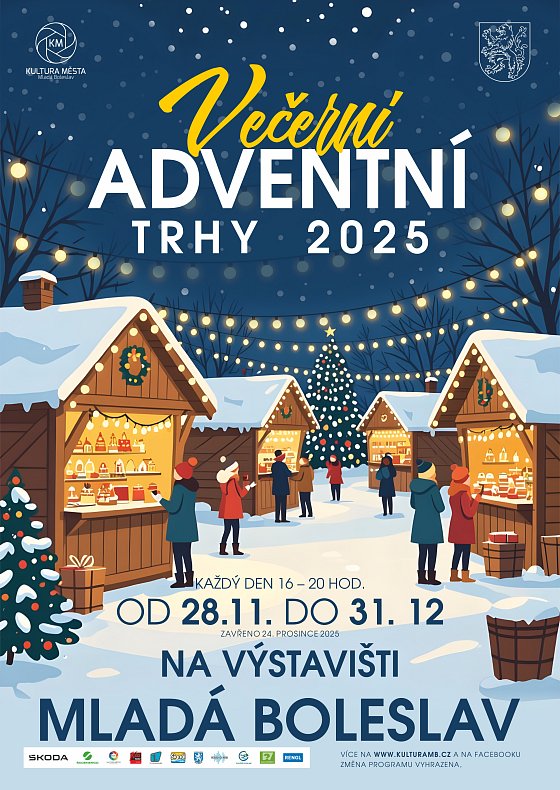Večerní Adventní trhy na Výstavišti